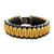 Men's Braided Cord Bracelet 'Amina in Golden Black'