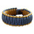 Men's Rope Wristband Bracelet 'Amina in Golden Gray'