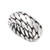 Men's Sterling Silver Band Ring 'Sanca Kembang Python'