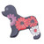 Hand Painted Black Poodle Dog Brooch Pin with Flowers 'Black Floral Poodle'