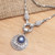 Hand Crafted Cultured Mabe Pearl Pendant Necklace from Bali 'Ocean Heart'