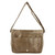 Faux Leather Messenger Bag in Burnt Sienna from Costa Rica 'Preparedness in Burnt Sienna'