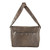 Faux Leather Messenger Bag in Espresso from Costa Rica 'Espresso Elegance'