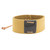 Mustard Leather Coconut Shell Pendant Wristband Bracelet 'Energetic'