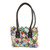 Handcrafted Multicolor Recycled Magazine Paper Shoulder Bag 'Modern Collage'