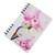 Signed Floral Hummingbird Paper Journal from Costa Rica 'Orchid Hummingbird'