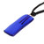 Deep Blue Recycled Glass Pendant Necklace from Costa Rica 'Serene Mood'