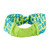 Turquoise and Lime Cotton Macrame Headband 'Poolside'