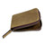 Amber Brown Leather Men's Zipper Wallet Handmade in Mexico 'Safeguard'