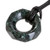 Faceted Dark Green Jade Pendant Necklace from Guatemala 'Dark Green Ancestral Treasure'