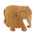 Wood sculpture Large 'Majestic Elephant'