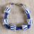 Eco-Friendly Blue and White Beaded Bracelet 'Time Capsule'