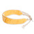 Yellow and White Glass Bead Bracelet Saying Unity 'Unity in Yellow'