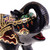 Gold-Accented Lacquerware Elephant Sculpture 'Royal Trumpeter'