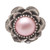 Pink Mabe Pearl and Sterling Silver Cocktail Ring 'Pink Flora'