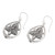 Handcrafted Sterling Silver Dangle Earrings 'Miracle Flower'