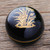 Lacquerware Mango Wood Box with Gold Foil 'Lotus Luck'