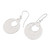 Artisan Crafted Sterling Silver Dangle Earrings 'Filigree Eclipse'