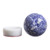 Sodalite Sphere on White Onyx Stand Natural Gemstones 'Planet Earth'