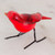 Hand Sculpted, Hand Painted Ceramic Cardinal Figurine 'Cardinal'