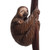 Cedar Wood Mother Sloth Sculpture from Peru 'Mother Sloth'