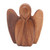 Angel Statuette Hand Carved from Wood 'Watching Angel'