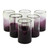 Purple-Tinged Recycled Glass Tumblers from Mexico Set of 6 'Plum Haze'