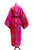 Hot Pink Batik Rayon Robe from Bali 'Bright Firework'