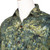 Hand Made Men's Green Cotton Shirt 'Green Canopy'