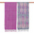 Hand-Woven Batik Silk Scarves in Purple and Grey Pair 'Stormy Sky'