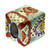 Talavera-Style Tissue Box Cover 'Hidalgo Bouquet'