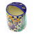 Green Dominant Talavera Style Toothbrush Holder from Mexico 'Hidalgo Bouquet'