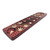 Handmade Batik Wood Mancala Game in Red 'Red Discernment Spirit'