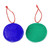 Crescent Moon Eclipse Ceramic Ornaments Pair 'Eclipse of the Sun'