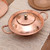 Copper Serving Bowl with a Lid from Java 'Warm Glow'