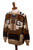 Intarsia Knit Alpaca Wool Men's Sweater 'Chavin Geometry'