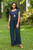 Double Cotton Gauze Jumpsuit from Thailand 'Roman Holiday in Navy'