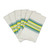 Multicolor 100 Cotton Napkins from Guatemala Set of 6 'Culinary Inspiration in Green'