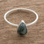 Drop-Shaped Jade Single Stone Ring from Guatemala 'Ancient Drop'