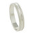 Artisan Crafted Sterling Silver Band Ring from Guatemala 'Eternal Elegance'
