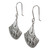 Colonial Inspired Mexican Sterling Silver Dangle Earrings 'Colonial Fan'