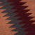 100 Wool Area Rug in Red Black and Tan with Diamonds 2x3 'Desert Diamonds'