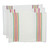 Striped Multicolor 100 Cotton Dishtowels Set of 3 'Celebration'