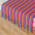 Multicolor Striped Cotton Table Runner from Guatemala 'Rainbow Colors'