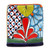 Hand-Painted Talavera Ceramic Tissue Box Cover from Mexico 'Folk Art Convenience'