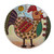 Rooster-Themed Ceramic Wall Art from Mexico 'Rooster Under the Sun'