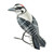 Guatemala Handcrafted Ceramic Hairy Woodpecker Figurine 'Hairy Woodpecker'