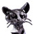 Recycled Metal Whiskered Cat Sculpture from Mexico 'Whiskered Cat'