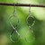Sterling Silver Infinity Symbol Thai Dangle Earrings 'Infinite Charm'