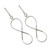 Sterling Silver Infinity Symbol Thai Dangle Earrings 'Infinite Charm'